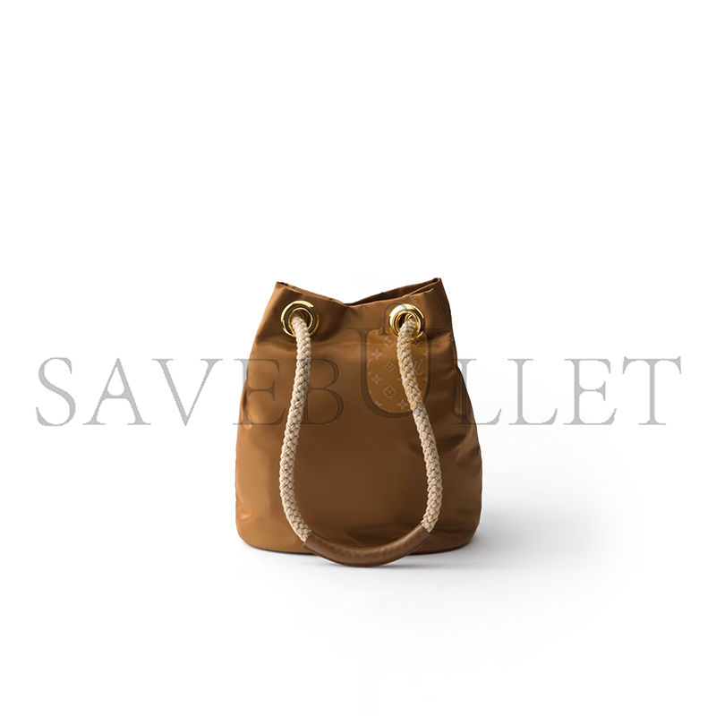 Pra*a mariner re-nylon small bucket bag 1be082 (28*23.5*16.8cm)